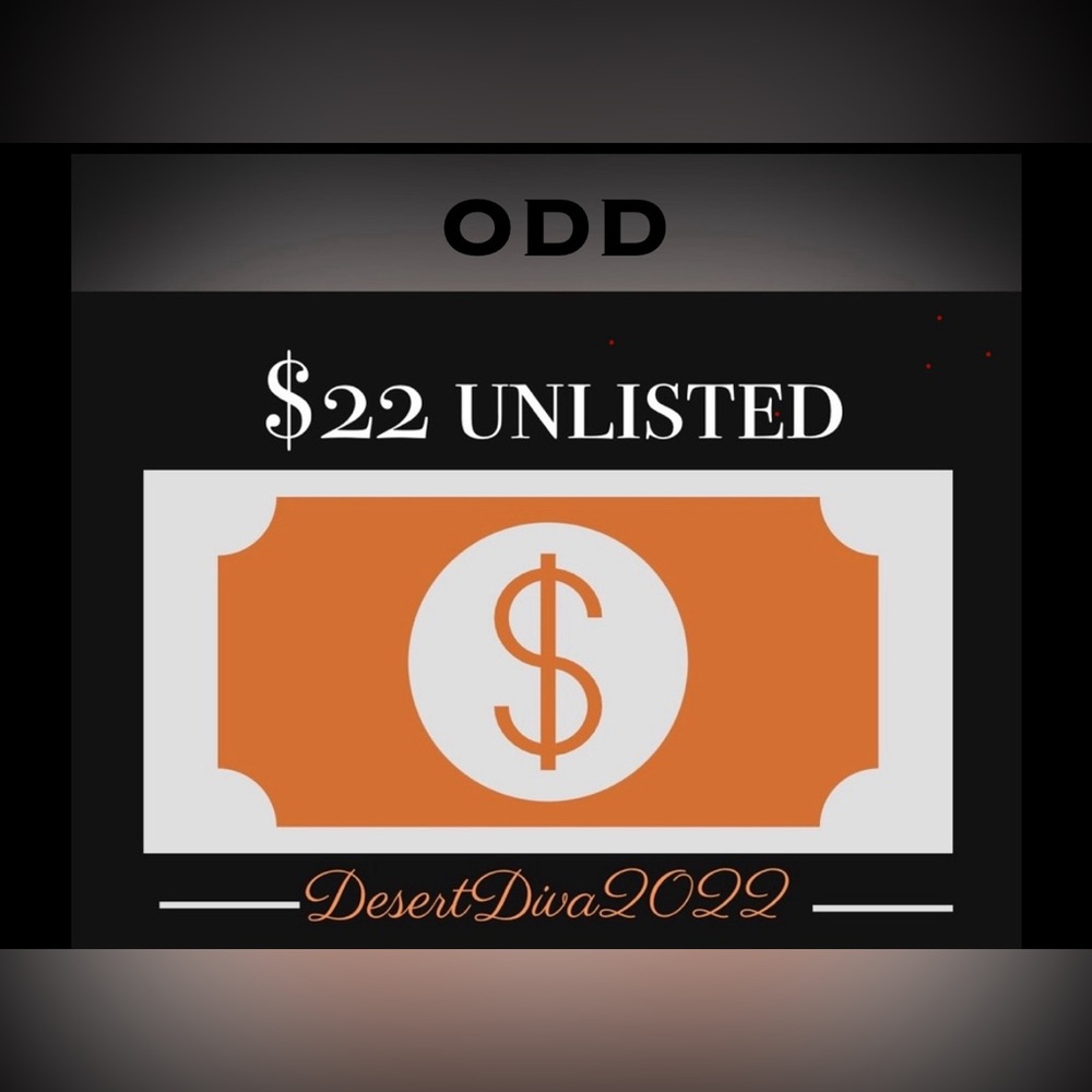 $22 (Odd #) UNLISTED ITEMS for LIVE! Show